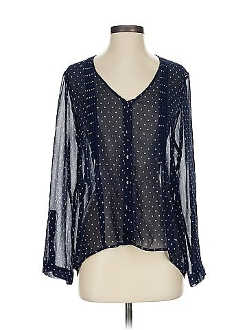 Pins and Needles Long Sleeve Blouse (view 1)