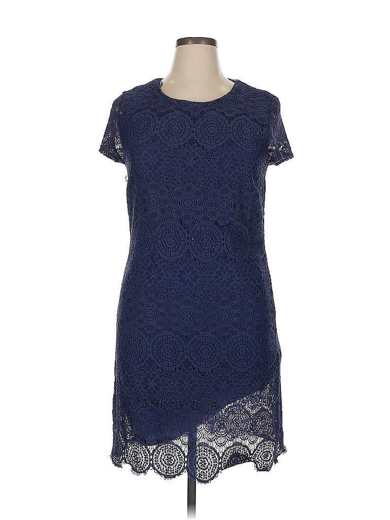 Pre-owned Laundry By Shelli Segal Casual Dress In Blue