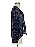 Pins and Needles 100% Polyester Polka Dots Blue Long Sleeve Blouse Size S - photo 4