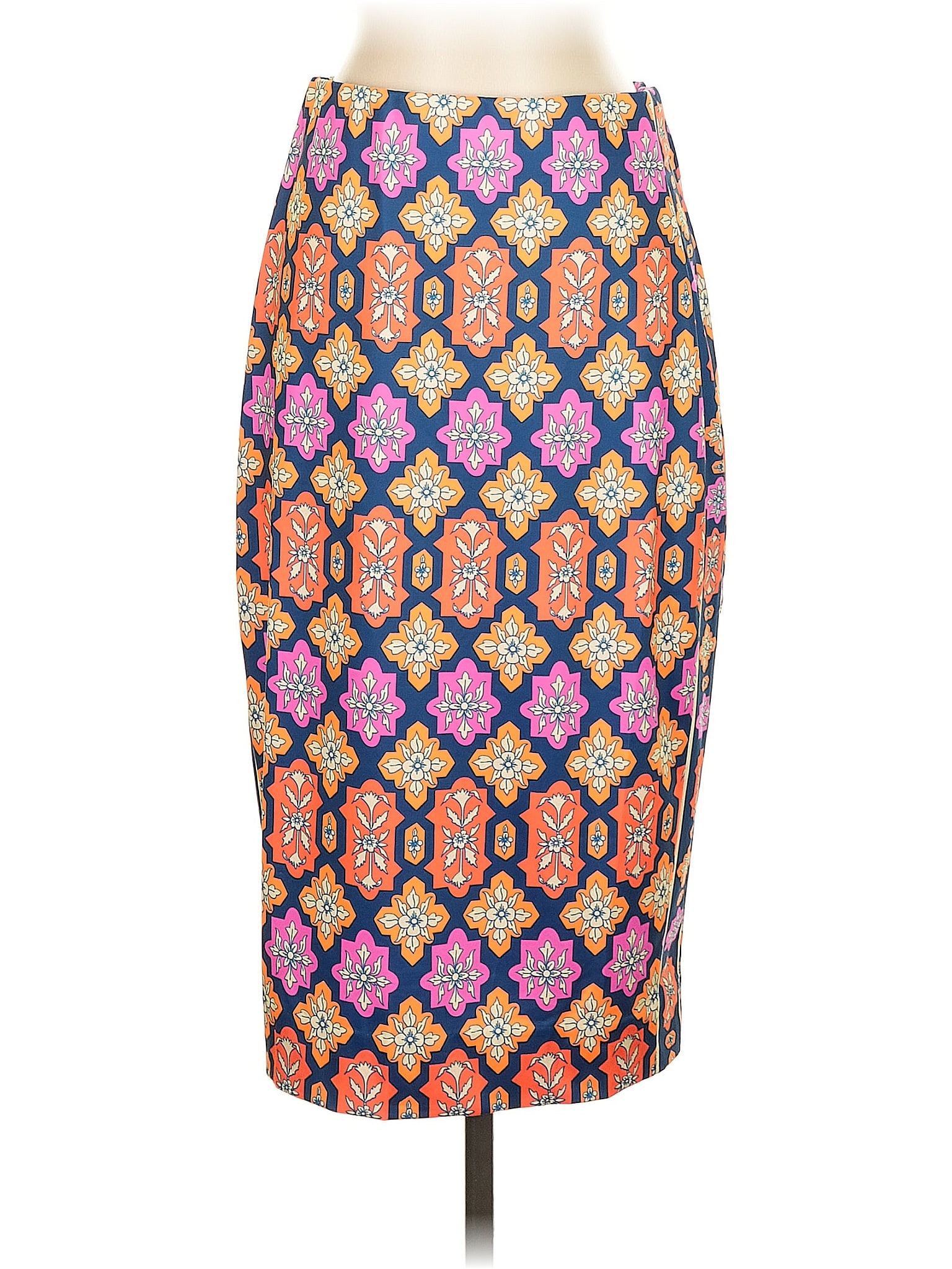 Gretchen Scott Designs Print Purple Formal Skirt Size S