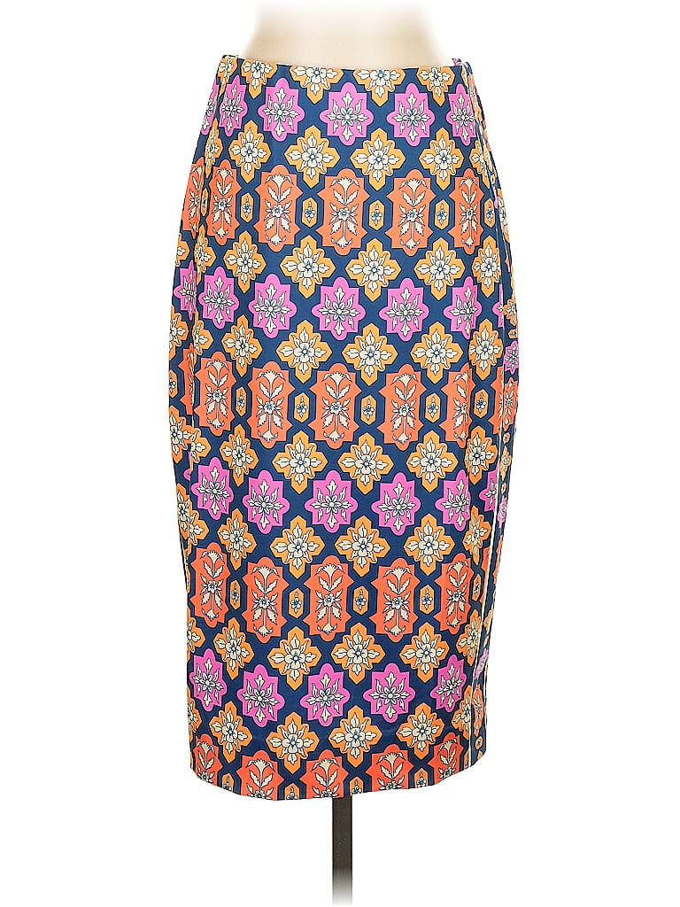 Gretchen Scott Designs Print Purple Formal Skirt Size S
