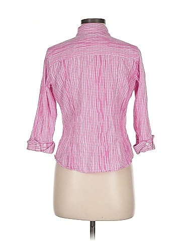 Foxcroft 3/4 Sleeve Button-Down Shirt (view 2)