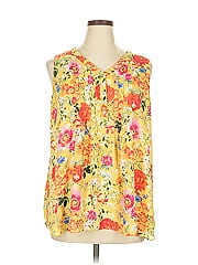 Rose + Olive Sleeveless Blouse