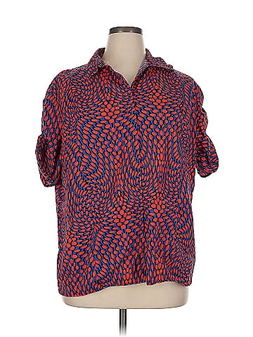 Scoop Short Sleeve Blouse (view 1)