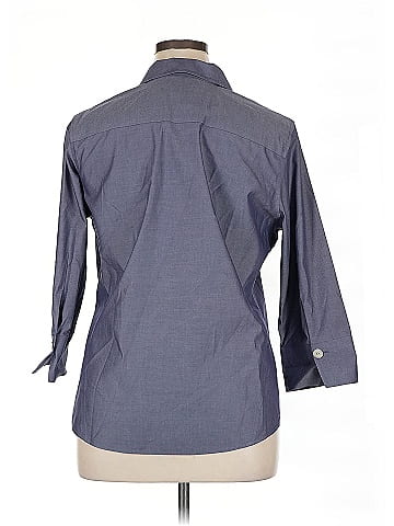 Foxcroft 3/4 Sleeve Button-Down Shirt (view 2)
