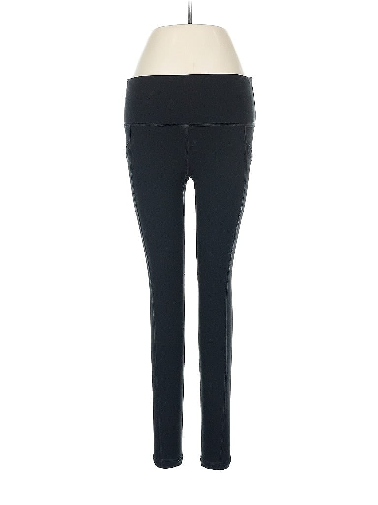 Pre-owned Yogalicious Active Pants In Black