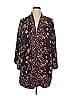 C&C California 100% Rayon Black Kimono Size XL