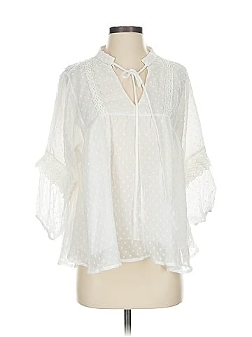 Blue Rain 3/4 Sleeve Blouse (view 1)