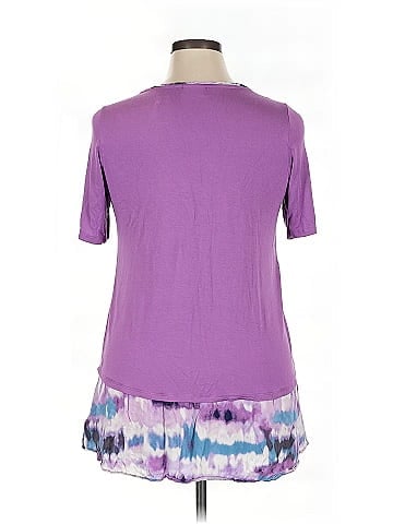 LOGO by Lori Goldstein Short Sleeve Top (view 2)