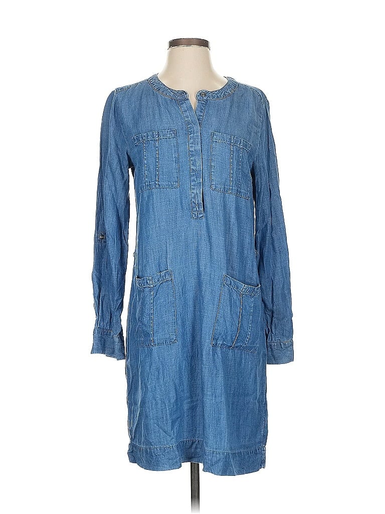 Pre-owned Banana Republic Factory Store Casual Dress In Blue