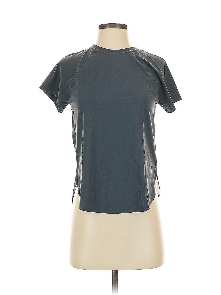 Pre-owned Athleta Active T-shirt In Gray