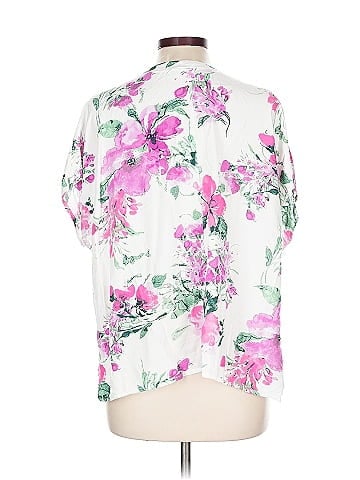 White Birch Short Sleeve Blouse (view 2)