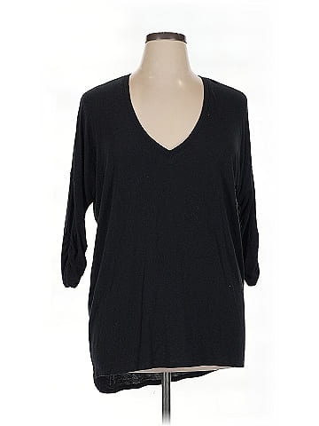Soho JEANS NEW YORK & COMPANY 3/4 Sleeve Top (view 1)