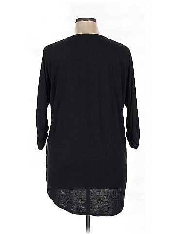 Soho JEANS NEW YORK & COMPANY 3/4 Sleeve Top (view 2)