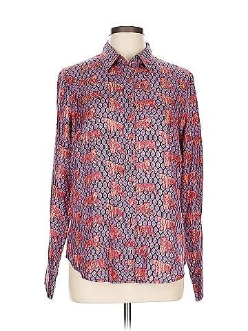 J.Crew Collection Long Sleeve Silk Top (view 1)