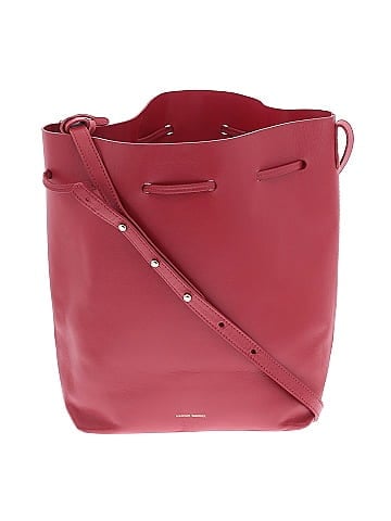 Mansur Gavriel Leather Bucket Bag (view 1)