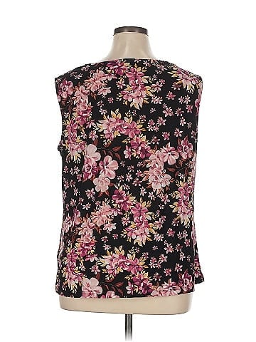 Black Label by Evan Picone Sleeveless Blouse (view 2)