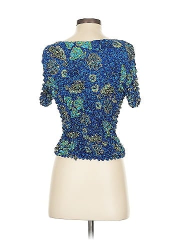 f.c Bold Blue Textured top (view 2)