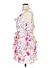 City Studio Floral Pink Cocktail Dress Size XL - photo 5
