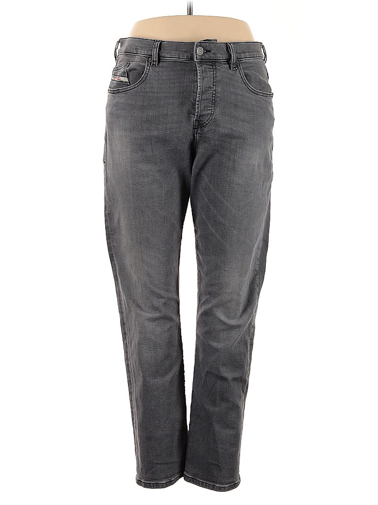 Diesel Gray Jeans Size 34 waist - photo 1