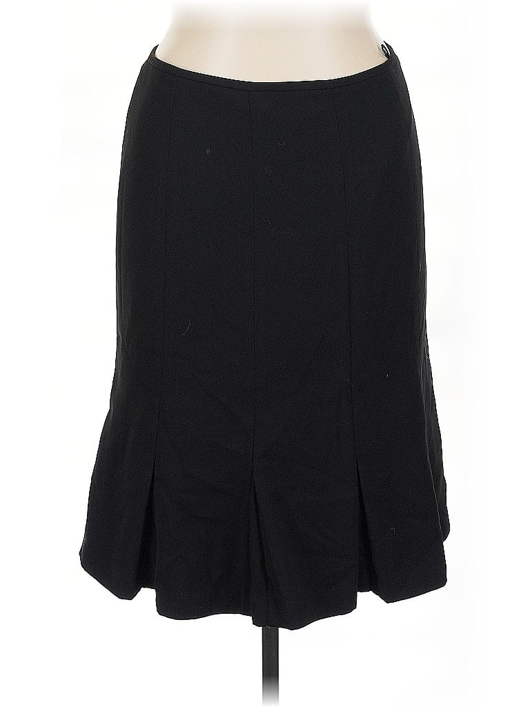 Pre-owned Kasper Formal Skirt In Black