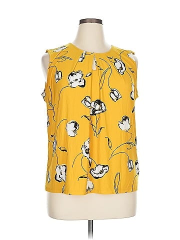 Black Label by Evan Picone Sleeveless Blouse (view 1)