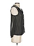 Assorted Brands Black Sleeveless Button-Down Shirt Size XS - photo 4