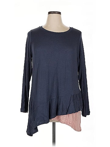 LOGO by Lori Goldstein Long Sleeve Top (view 1)