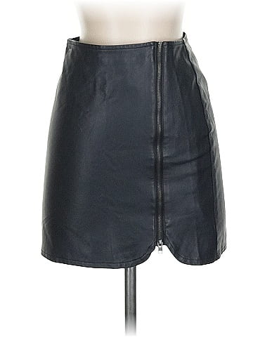 Hollister Faux Leather Skirt (view 1)