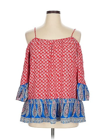 BeachLunchLounge 3/4 Sleeve Blouse (view 1)