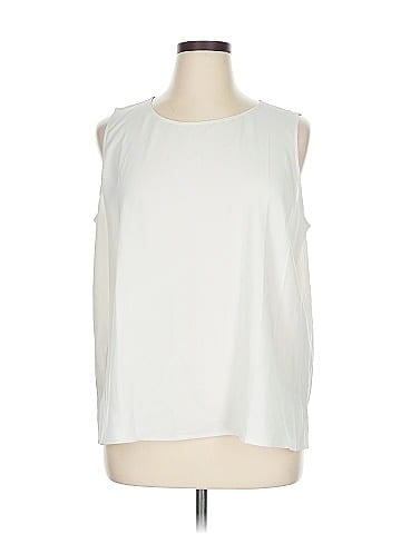 Eileen Fisher Sleeveless Silk Top (view 1)