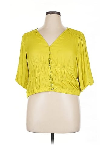 Marc New York Andrew Marc Short Sleeve Blouse (view 1)