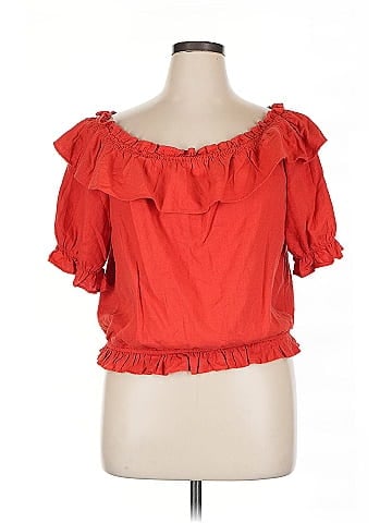 Marc New York Andrew Marc Short Sleeve Blouse (view 1)