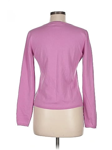 White + Warren Long Sleeve Silk Top (view 2)