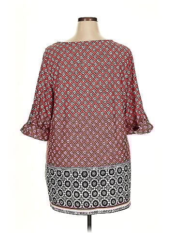 New Directions 3/4 Sleeve Blouse (view 2)
