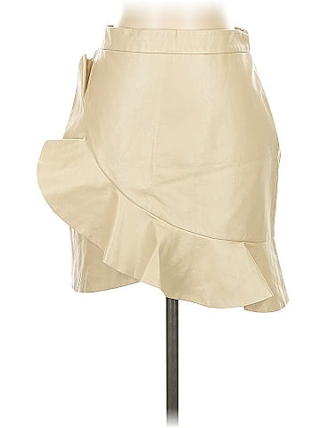 Majorelle Faux Leather Skirt (view 1)