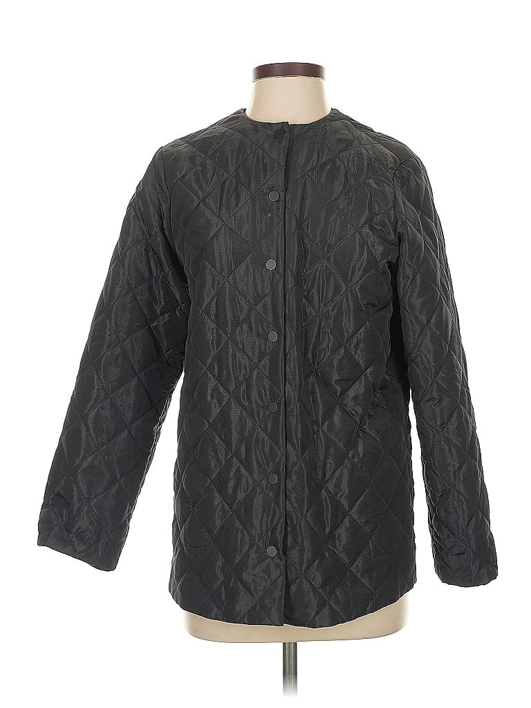 Pre-owned H&m Coat In Black