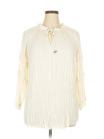 Roaman's 3/4 Sleeve Blouse (view 1)