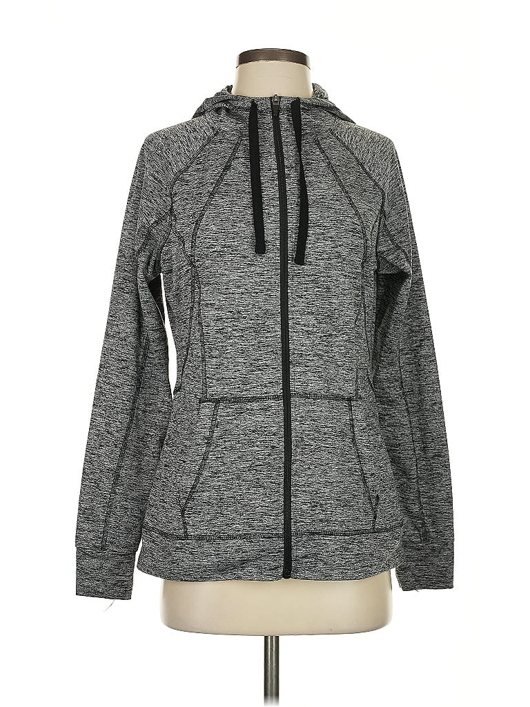 Pre-owned C9 By Champion Zip Up Hoodie In Gray