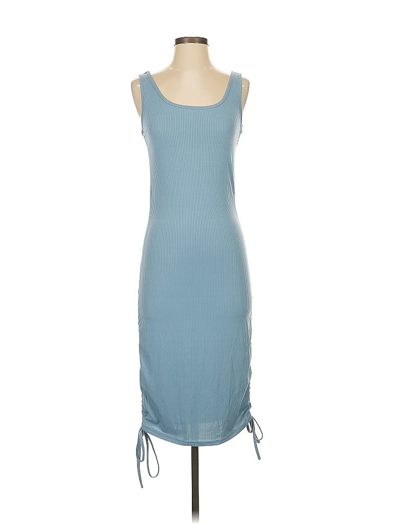 Pre-owned Shein Casual Dress In Blue
