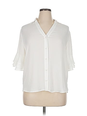 Soho JEANS NEW YORK & COMPANY Short Sleeve Blouse (view 1)