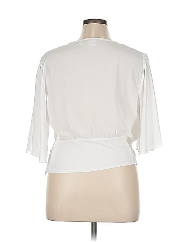 Soho JEANS NEW YORK & COMPANY 3/4 Sleeve Blouse (view 2)