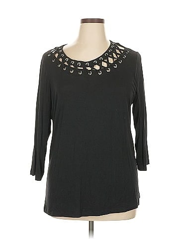 Ashley Stewart 3/4 Sleeve Top (view 1)