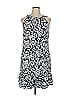 DressBarn Paisley Blue Casual Dress Size 16 - photo 1