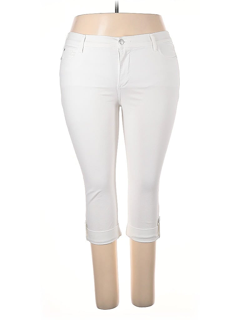 Pre-owned Nydj Jeggings In White