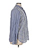 Ann Taylor LOFT Houndstooth Blue Long Sleeve Button-Down Shirt Size XL - photo 3