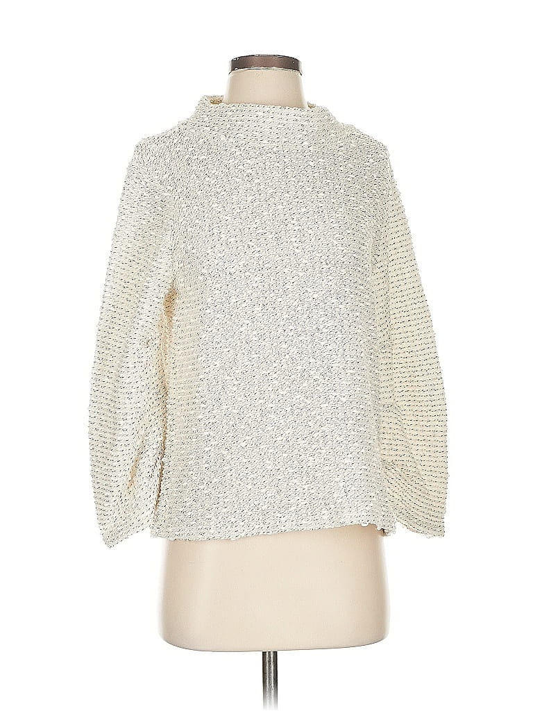 Pre-owned Vince Camuto Pullover Sweater In White