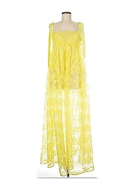 By Anthropologie 100% Linen Ivory Casual Dress Size XL