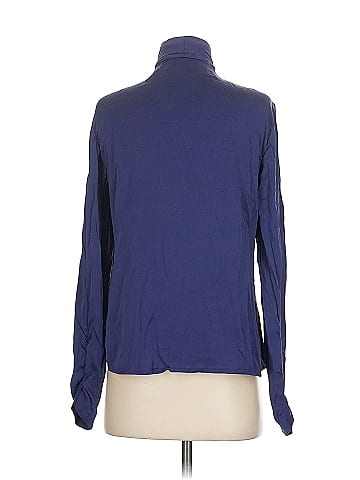 Anne Klein Long Sleeve Silk Top (view 2)