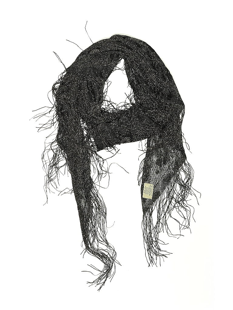 Pre-owned Assorted Brands Scarf In Black